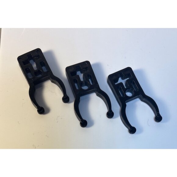 Monster High Doll Stand Clips Standard Size Set of 3 Black 1.5" Long - Picture 5 of 5